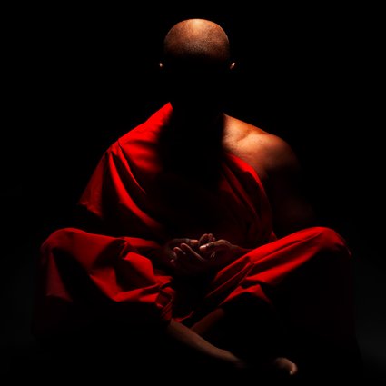 When somebody asks a Zen monk what do you do in meditation, he replies, 
"I do nothing. I just sit empty and that's all I do."